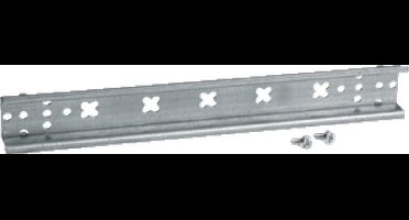 HGR montagerail univ, staal, (hxl) 15x750mm, uitv oppervlakte el verz