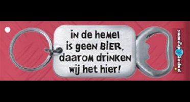 Paper Dreams | RVS Flessenopener | Hemel bier