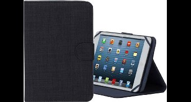 RivaCase 3314 - Universele Tablet case - 8 Inch (Apple iPad mini 4 / Asus VivoTab 8 M81C / Asus ZenPad 8.0 Z380CX / Lenovo TAB 2 A8-50F / Samsung Galaxy Tab A 8.0 SM-T355 / Galaxy Tab S2 / Sony Xperia Z3 Tablet Compact)  - Zwart