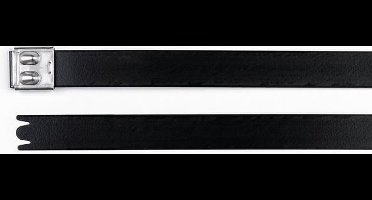 HellermannTyton 111-00299 MBT14XHFC-SS316/SP-BK Kabelbinder Zwart Met kogelsluiting, UV-stabiel 1 stuk(s)