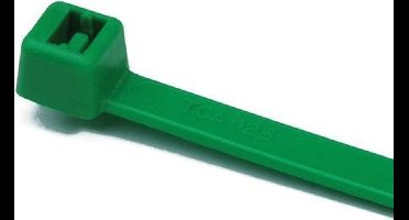 HellermannTyton 111-04801 T50R-PA66-GN Kabelbinder 200 mm 4.60 mm Groen 100 stuk(s)