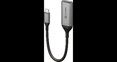 ALOGIC ULUCDP-ADP tussenstuk voor kabels USB-C DisplayPort Zwart, Grijs