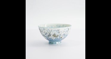 Tokyo Design Studio – Kawaii – Rijstkom – 11,4×6,2cm – 300ml – Blauw – Kat