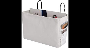 Hangend opbergidee, langs het bed, zakje, studentenkamer, organizer, caddy, bureau, voor home office, school, slaapzaal, stapelbed