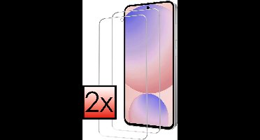 Screenprotector - 2 Stuks - Geschikt voor Samsung Galaxy S24 FE - Extra Sterk - Beschermglas - Gehard Glas - Tempered Glass - Screen Protector - Bescherm Cover