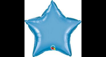 Blauwe Stervormige Folieballon - 51cm