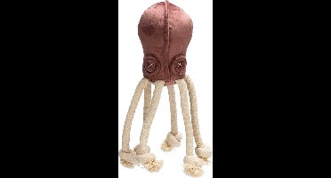 designed by Lotte. hondenknuffel - octopus - met touw - geen pieper. wasbaar