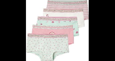 Vertbaudet Set van 5 shorties voor meisjes