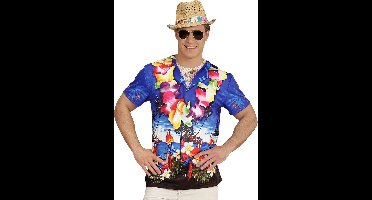 Hawaii & Carribean & Tropisch Kostuum | T-Shirt Honolulu Man | XL | Carnaval kostuum | Verkleedkleding