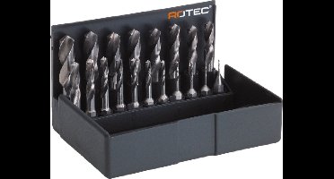 ROTEC HSS-G Boorbitset, 1/4" opname C6.3, in ABS-cassette