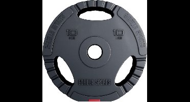 Gorilla Sports Gewichtsschijf - Olympisch - Halterschijf - 10 kg - Kunststof Gripper - 50 mm