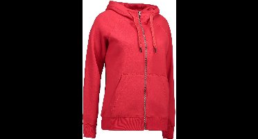 ID Hoodie Core Vest met Rits Dames Rood - Maat XS