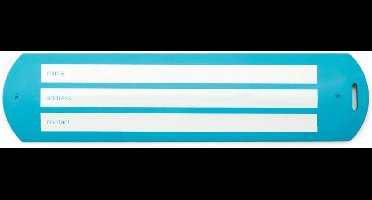 Kikkerland Slap Luggage Tag - Blue