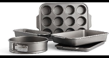 KitchenAid Metal Bakeware Bakset 5-delig - Gealuminiseerd Staal