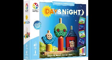 SmartGames - Day & Night - 48 opdrachten - Houten stapelspel
