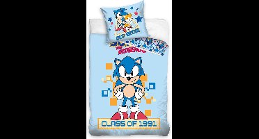 Sonic Dekbedovertrek Class of 1991 - 140 x 200 cm - 60 x 70 cm