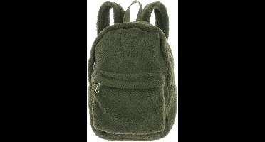 Unique Living - Rugzak Teddy Winter Green -32x24x8cm
