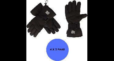 Heatkeeper - Snowboard handschoenen Pro - Unisex - Zwart - L/XL - 4-Paar - Winter handschoenen