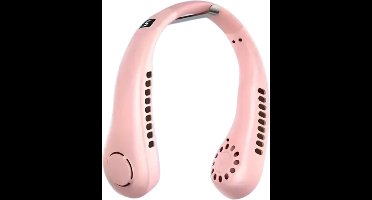 Bovista Nekventilator - Draagbare Gezichtsventilator - Neck Fan - Met Koeling - Hals - Hoofd - Roze