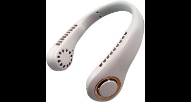 Bovista Nekventilator - Draagbare Gezichtsventilator - Neck Fan - Met Koeling - Hals - Hoofd - Wit - Tegen Warmte