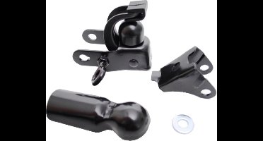 Edge Fietsaanhanger - Aanhangwagenkoppeling voor Fiets - Zwart