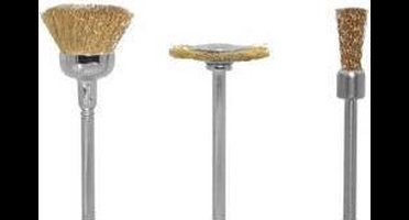 Donau Elektronik 3 koperen borstels (gemiddeld) Schacht-Ø 2,35 mm 1671 3 stuk(s)