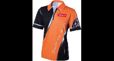 XQmax Darts BvdP replica wedstrijdshirt oranje maat S QD9200220