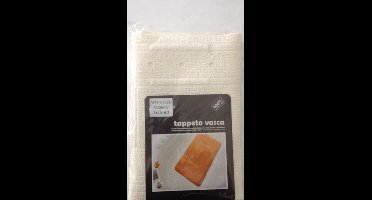 Badmat antislip- wit 36x82cm