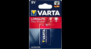 Batterij 9V Varta Alkaline Max Power