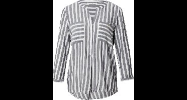 Tom Tailor - Blouse met streepmotief - Maat 38 - offwhite navy vertical stripe