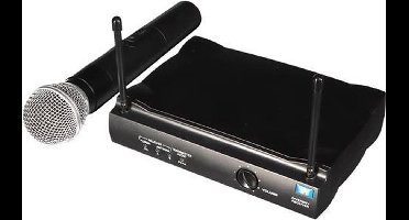 HQ-Power UHF-microfoon, draadloos, 1 kanaal, 1 microfoon, 864 MHz