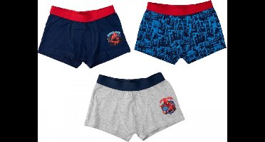 Marvel Spiderman boxershorts - set van 3 - katoen - maat 134/140