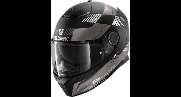 SHARK SPARTAN 1.2 STRAD Motorhelm integraalhelm Mat Zwart Antraciet Zilver - Maat XS