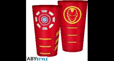 ""Abysse Marvel - Iron Man 400ml Large Glass (ABYVER136)""