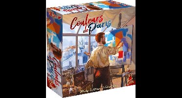 Super Meeple - Colors of Paris (EN/FR) -Behendigheidsspel - 2-4 Spelers - Geschikt vanaf 10 Jaar