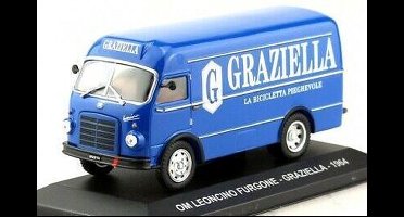 OM Leoncino Furgone Gaziella La Bicicletta Pieghevole 1:43