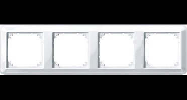 Afdekraam Atelier-M 4V - Kunststof Polarwit - Systeem M - Schneider Electric - 388419
