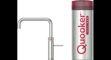 Quooker Fusion Square Kokendwaterkraan - PRO3 VAQ boiler - RVS - 3in1