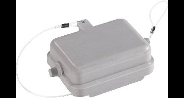 Beschermdeksel met 4 bouten voor aanbouw-, sokkel-, en koppelingsbehuizing, veiligheidskoordje met kabelschoen serie H-