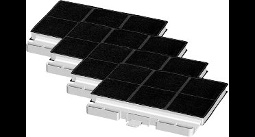 4x Koolstoffilter voor Siemens 00705433 / 705433 / LZ53551