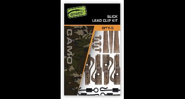 Fox Carp Edges Camo Slik Lead Clip Kit