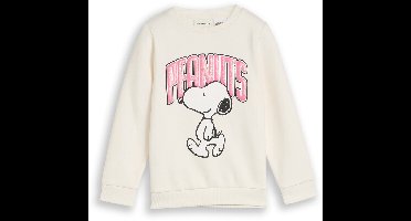 Tom Tailor - Sweatshirt met Snoopy-print - Maat 128/134 - Gardenia White