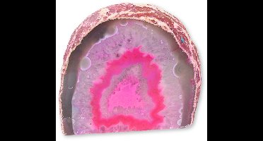 Agaat einden roze (gekleurd) nr.23
