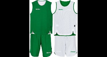 Spalding Double Face Reversible Basketbalset Heren - Groen / Wit | Maat: M