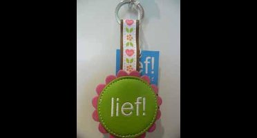 Lief! Lifestyle sleutelhanger groen