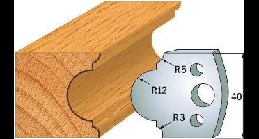 CMT - Profielmessen voor profielfreeskop - Frees - Snijgereedschappen - Profielfrees - 1 Stuk(s)