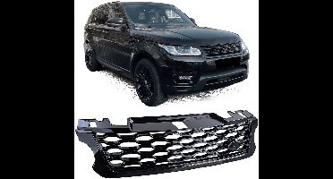 Sport Grill Voor Range Rover Sport L494 2013 t/m 2017 Glans Zwart Zilver