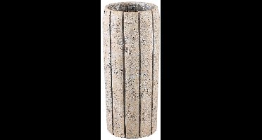 PTMD Bloempot Imani - 20x20x45 cm - Cement - Taupe