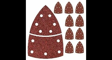 Geschikt voor - Bosch PSM 160 A PSM 80 A Prio Ventaro Metabo FMS 200 Intec Skil Octo Detail palmschuurmachine gemengde korrel - 40 stuks schuurbladen