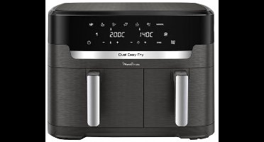 Moulinex EZ942HF0 friteuse Dubbel 11 l Vrijstaand 2020 W Heteluchtfriteuse Houtskool